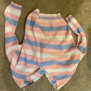 Boutique open back sweater